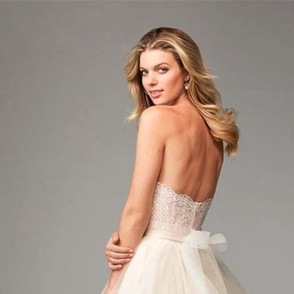 Watters Wtoo Almira Skirt Bridal Dress Seperates 12 Blush BH… - Picture 3 of 13